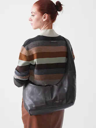 LIEBESKIND BERLIN | Ledertasche - Hobo Bag Medium | braun